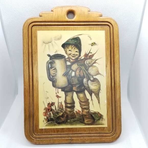 Vintage Signed Hummel Wall Art - Picture 2 of 5